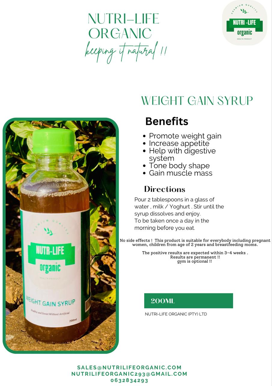 5 weight gain syrup (200ml)